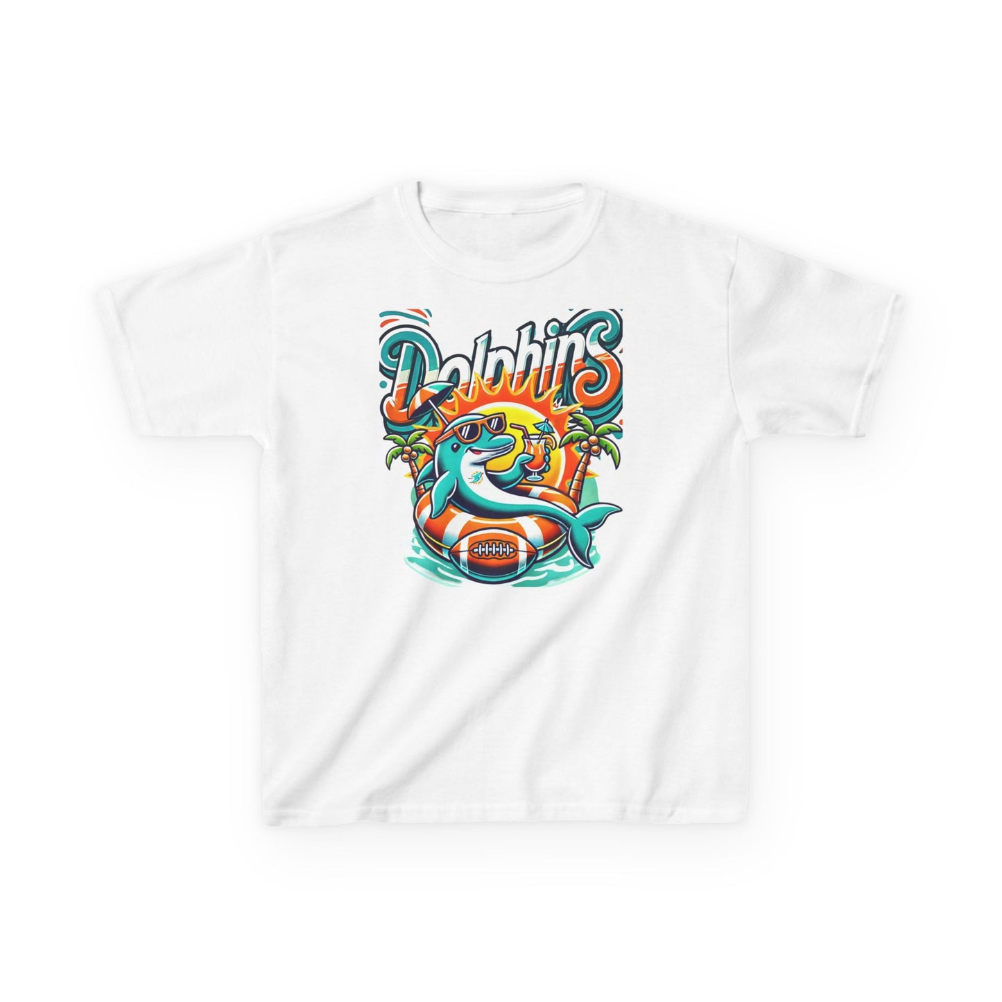 Kids Heavy Cotton™ Tee Miami Dolphins Football