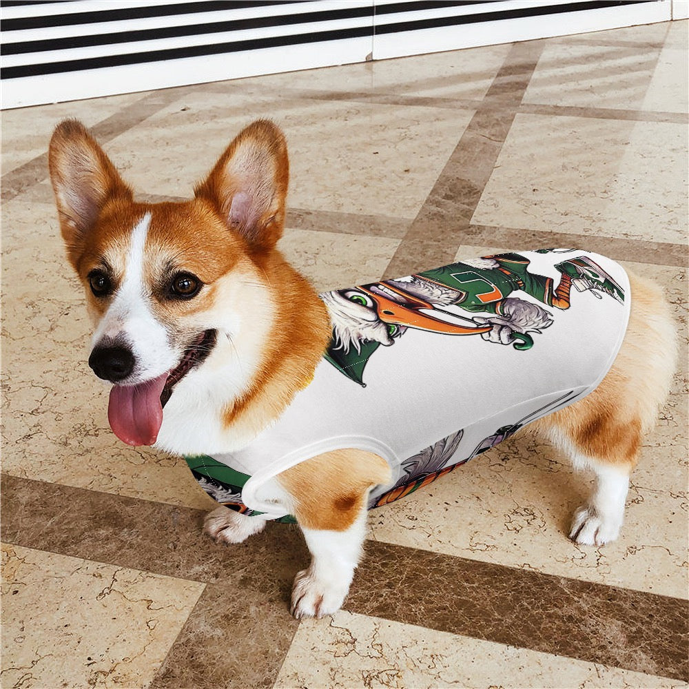 Miami Hurricanes Pet Shirt UM University of Miami Dog Cat Shirt