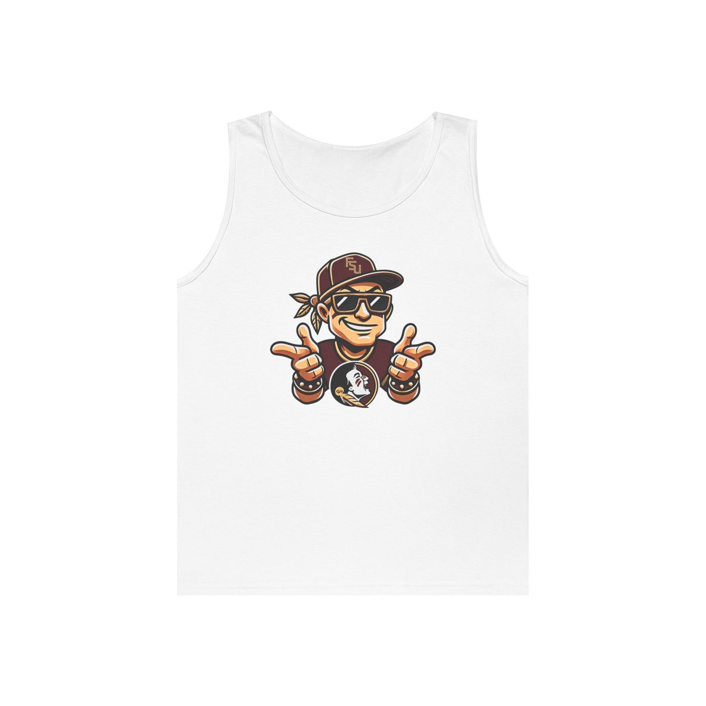 FSU Seminole Unisex Heavy Cotton Tank Top