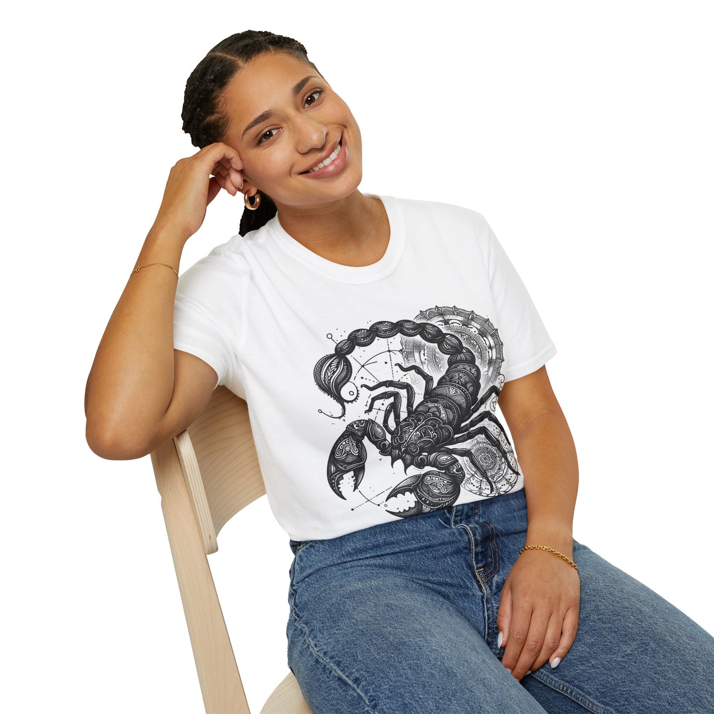 Scorpio Unisex Tee Shirt - October 23-November 21 Birthday Design