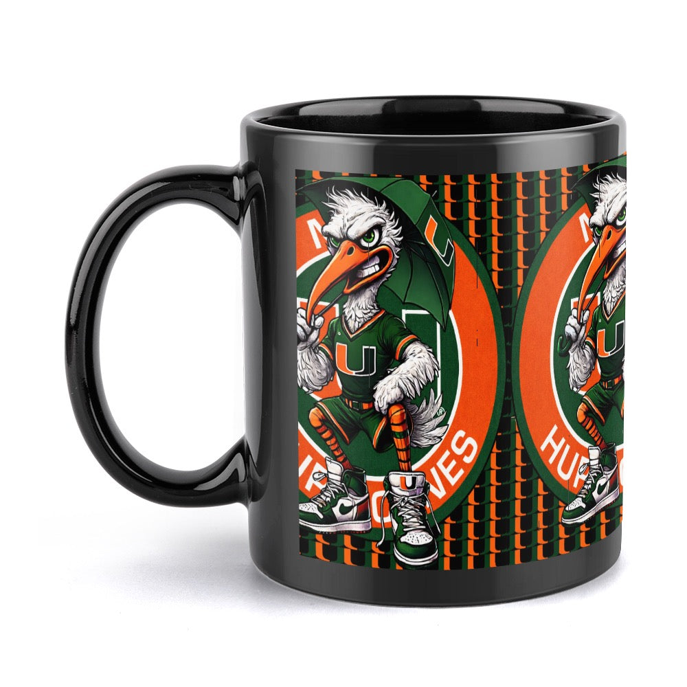 Hurricanes UM University of Miami Cotton Slippers | Miami Football House Shoes