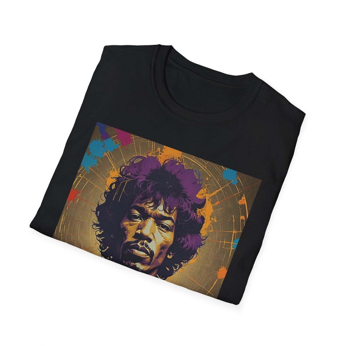 Jimmy Newest Unisex Softstyle T-Shirt. Vintage Style 1960’s Musician