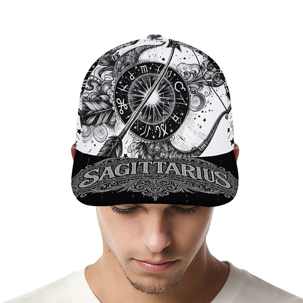 Sagittarius Zodiac Trucker Hat, Sagittarius Baseball Cap, Astrology Hat, Sagittarius Gift