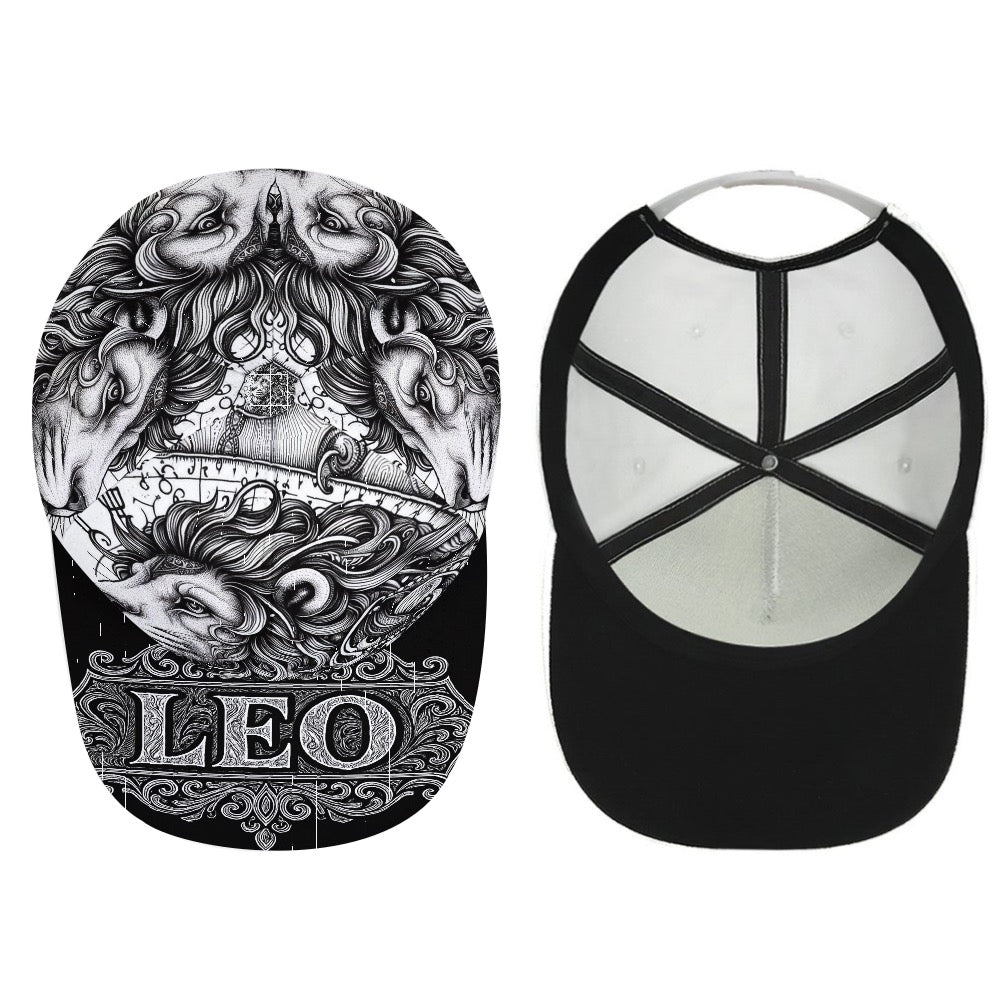 Leo Zodiac Trucker Hat, Leo Baseball Cap, Astrology Hat, Leo Gift