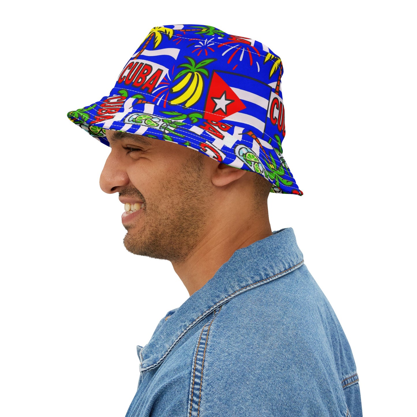 Bucket Hat Cuba Cuban Gift for Him Her Country