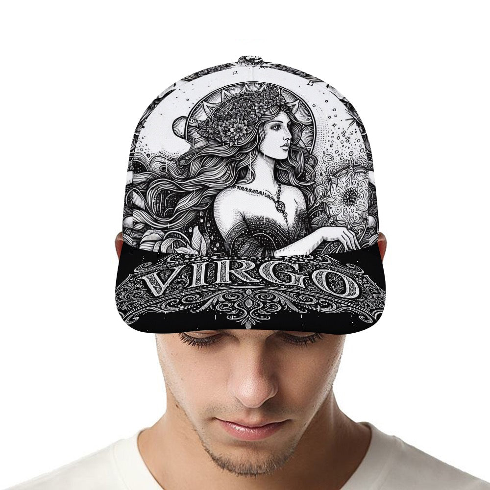 Virgo Zodiac Trucker Hat, Virgo Baseball Cap, Astrology Hat, Virgo Gift