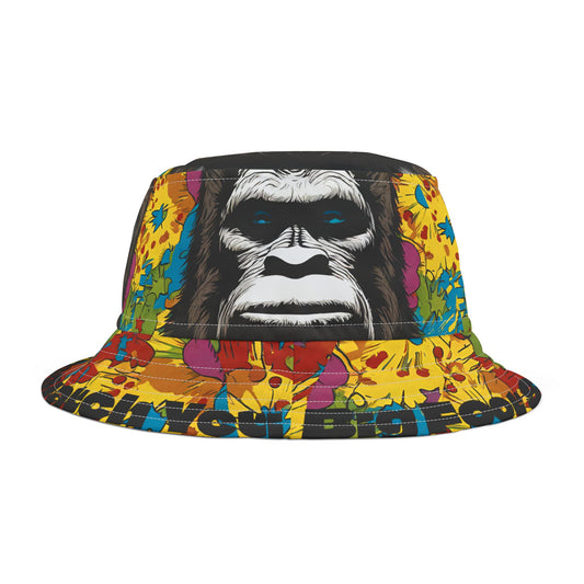 Big Foot Sasquatch Yeti Bucket Hat Cryptids Fan