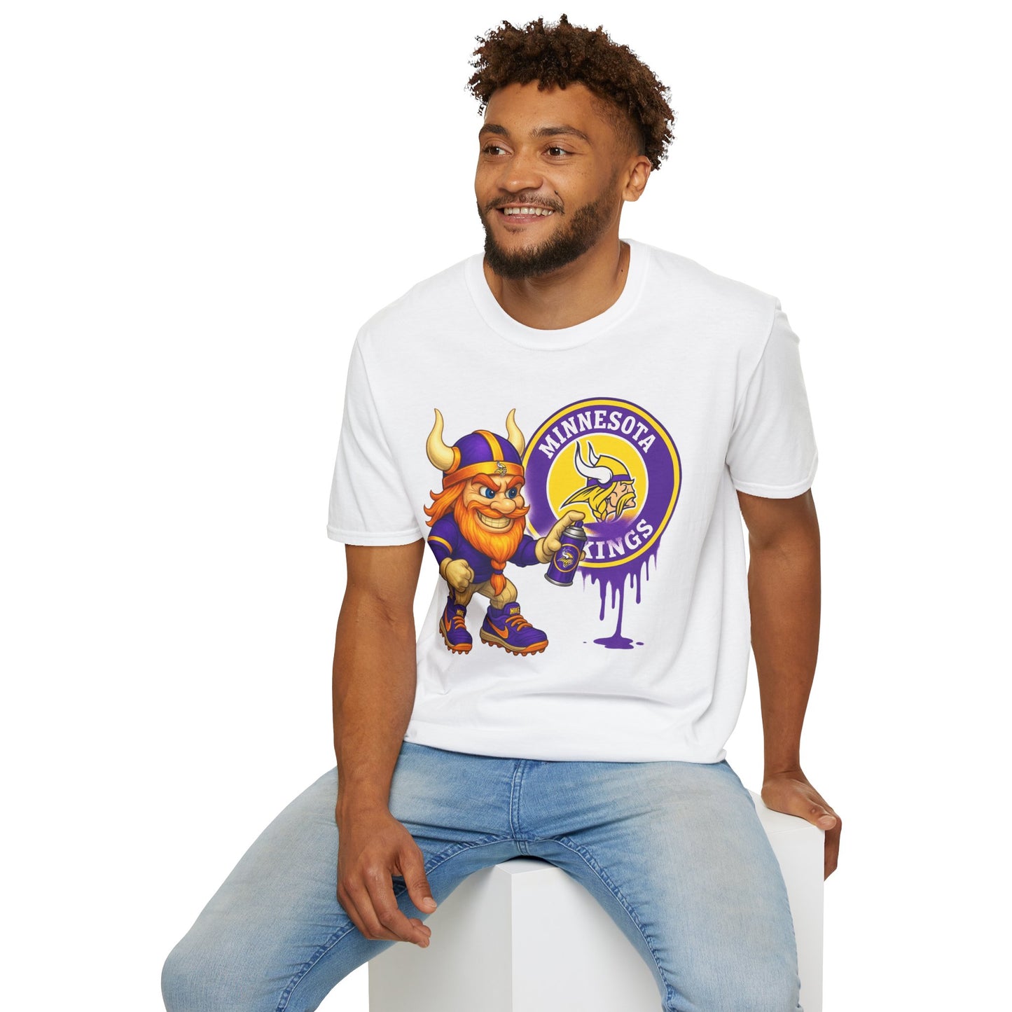 Vikings Football Unisex Softstyle T-Shirt