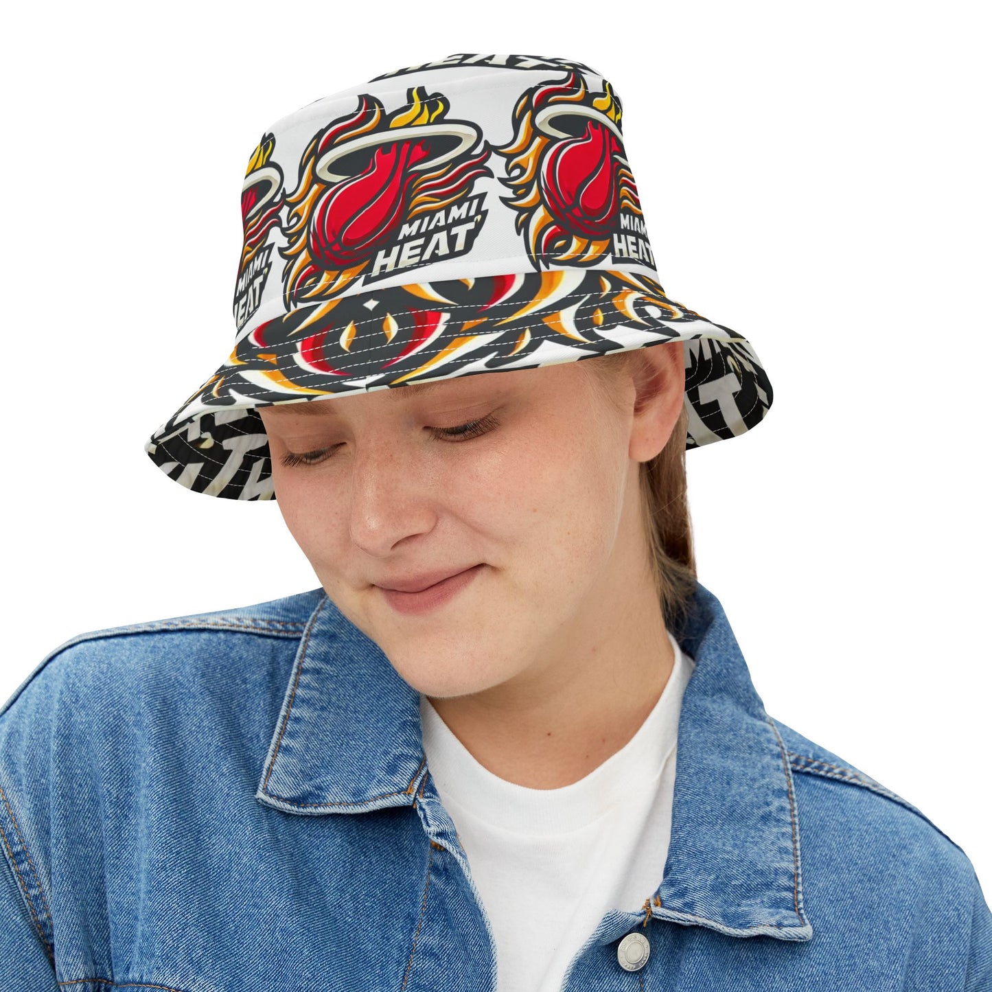 Miami Basketball Bucket Hat Hot Team Fan Gift Unisex