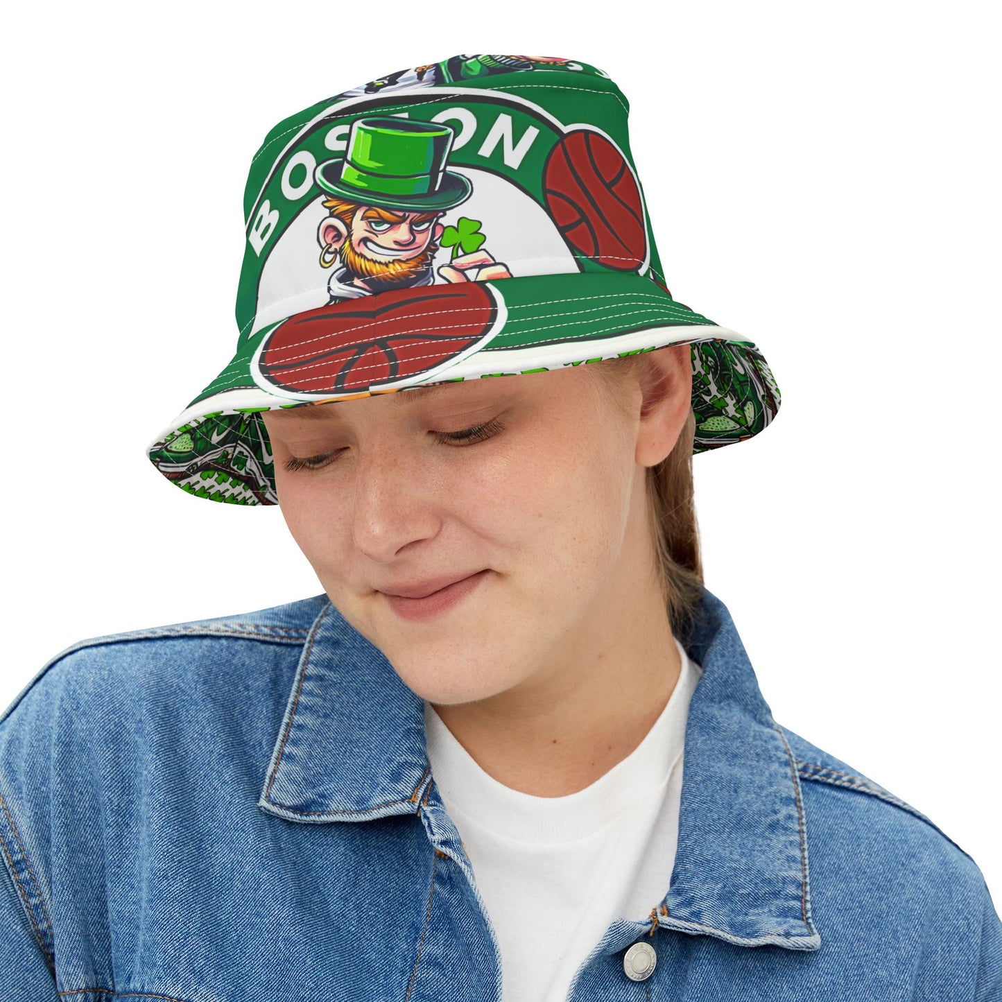 Boston Celtics Bucket Hat Basketball Fan Unisex Gift