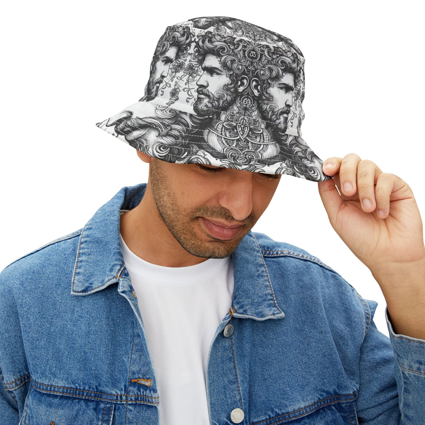 Gemini male Bucket Hat Gift Zodiac Friend Birthday Daughter Sister Unisex