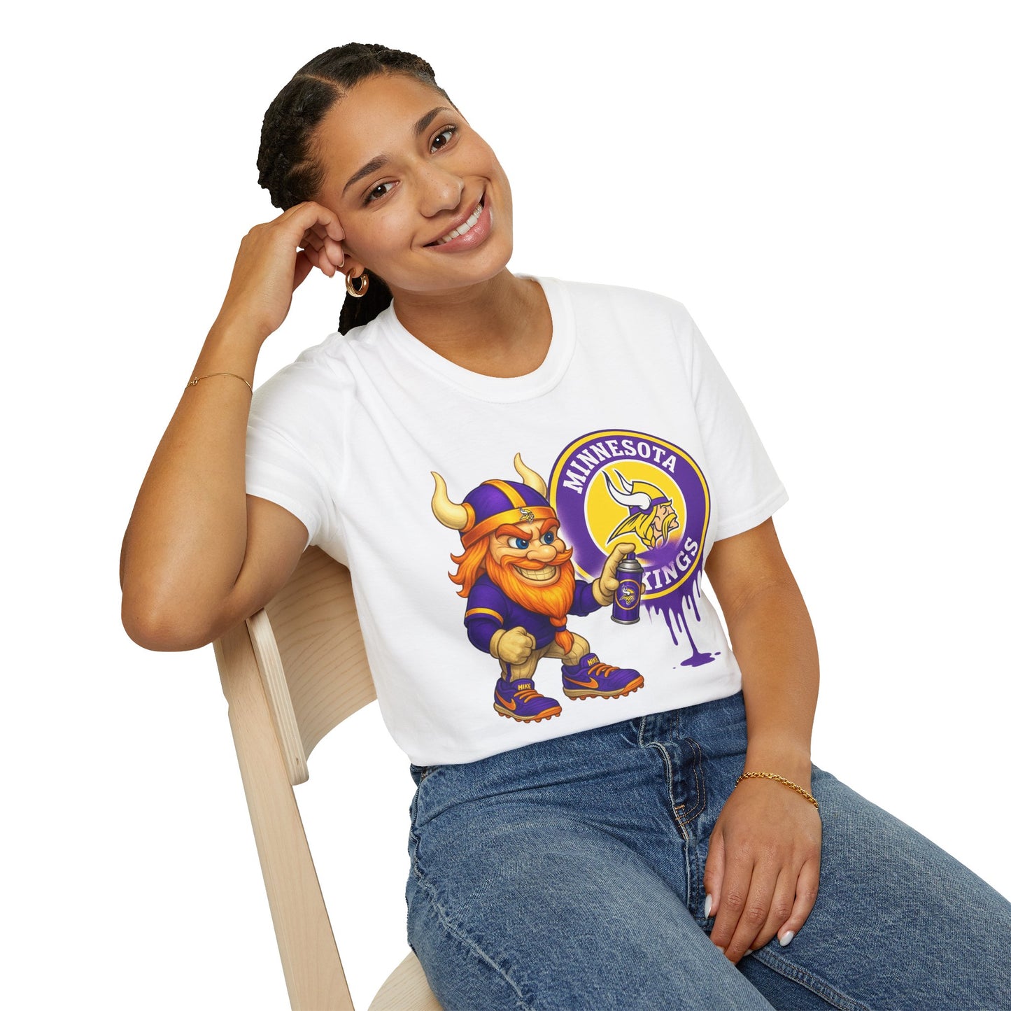 Vikings Football Unisex Softstyle T-Shirt