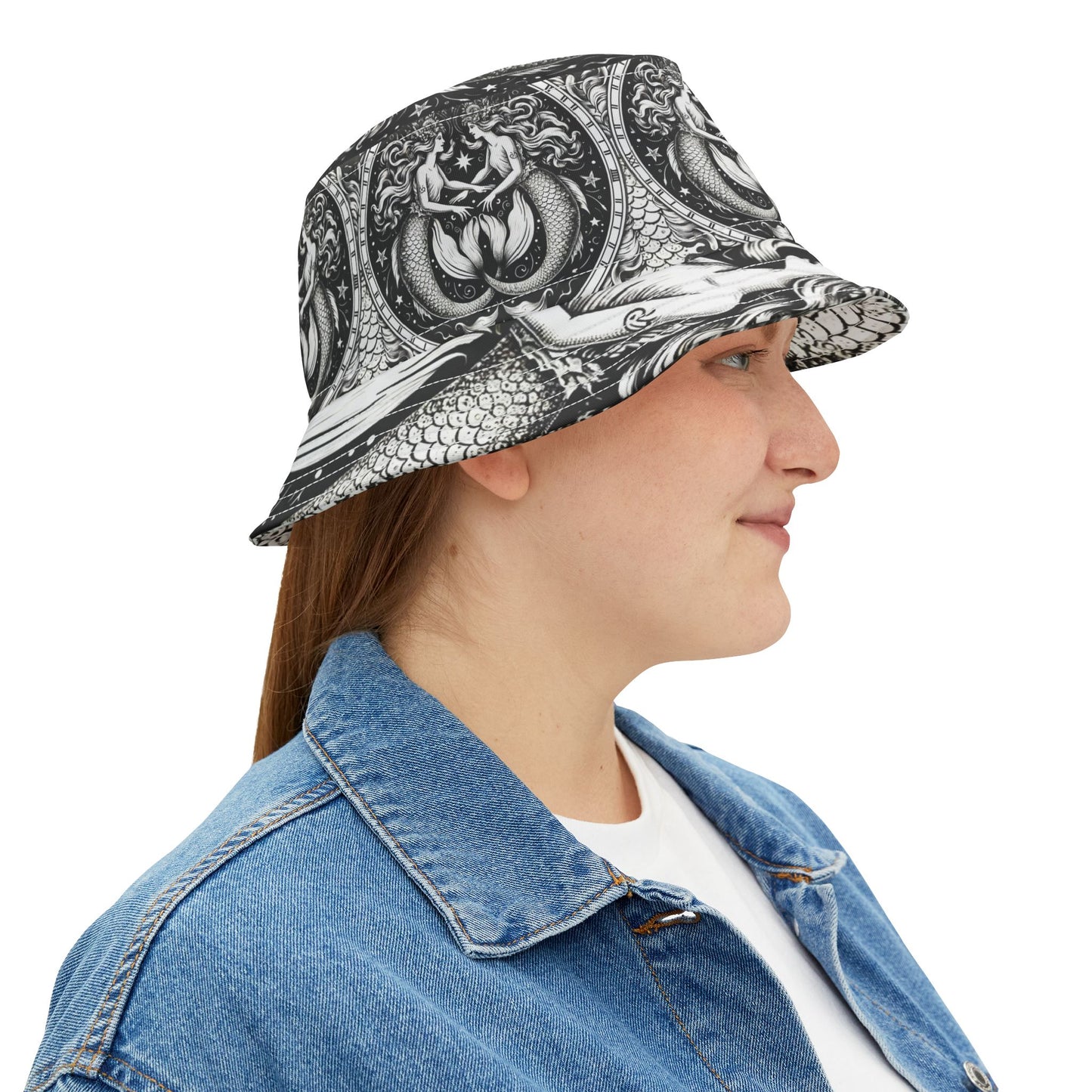 Mermaid Bucket Hat Criptids Fantasy