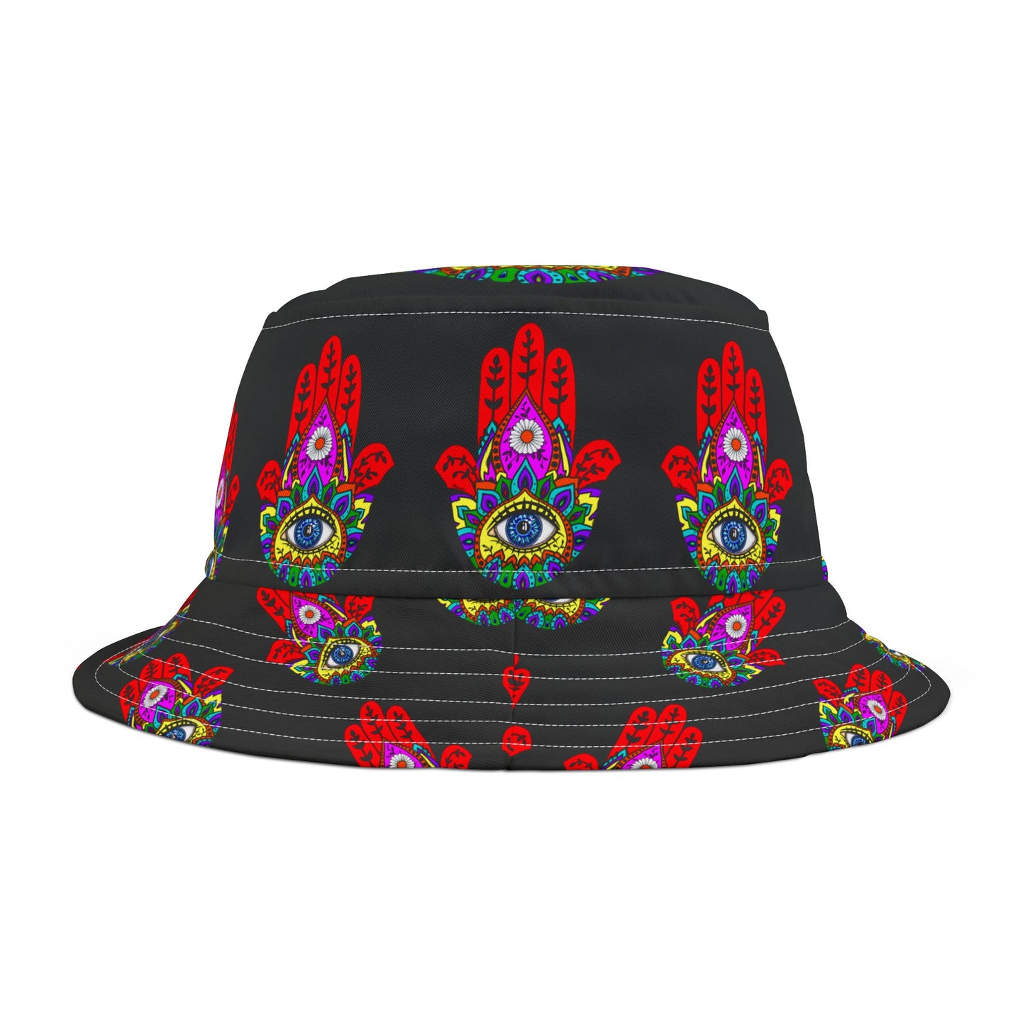Bucket Hat (AOP) Hamsa Evil Eye Protection Hand of Fatima