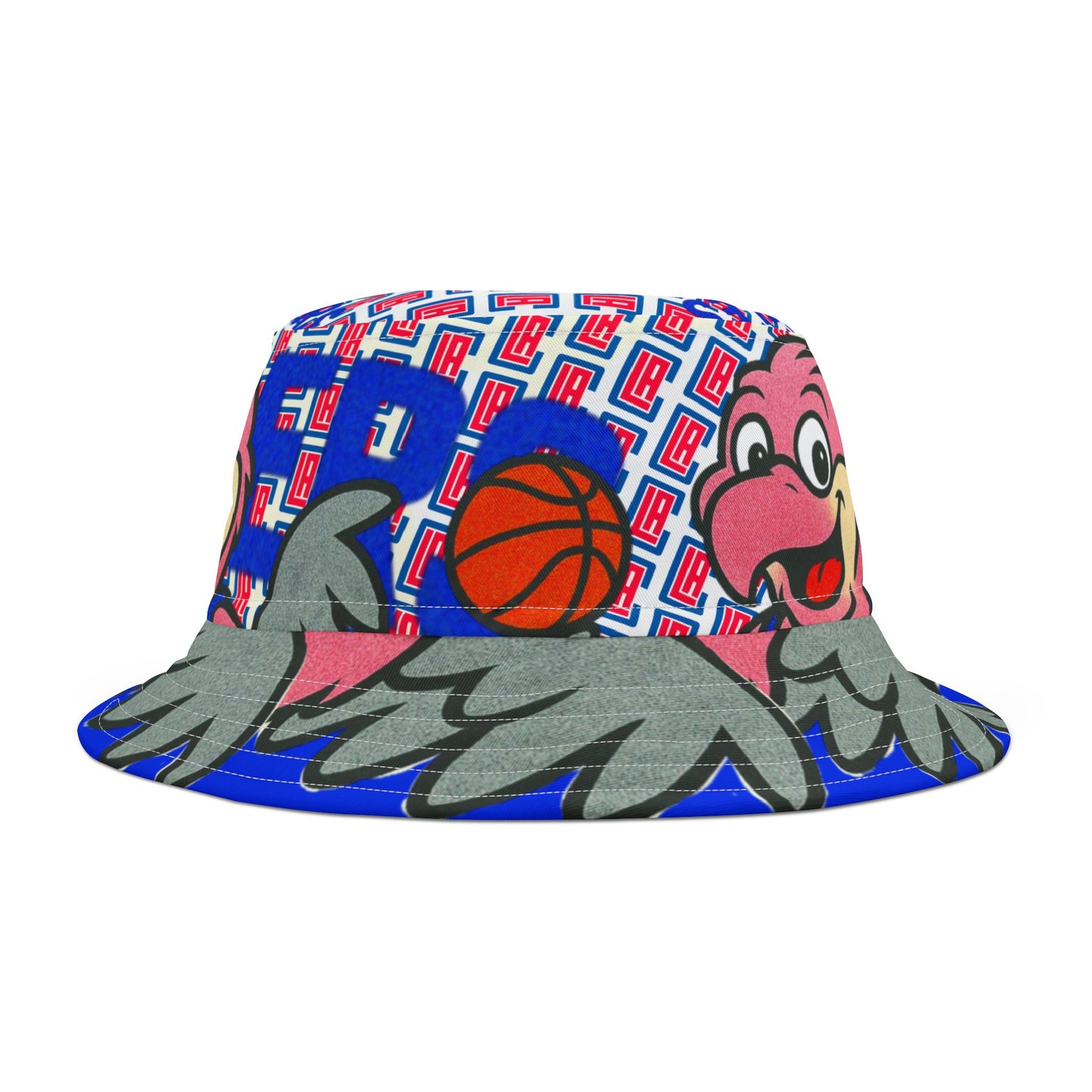 Los Angeles Bucket Hat (AOP) Loves Angels Clipper Basketball