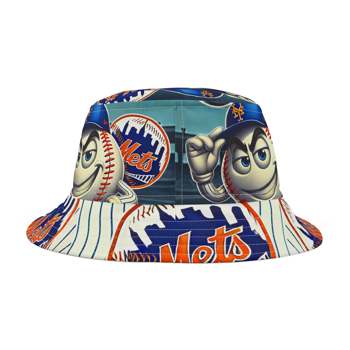 NY Mets Baseball Bucket Hat New York Sports Accessory
