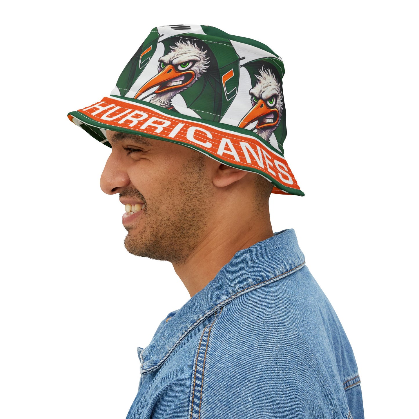 Miami University Hurricanes Bucket Hat Sports Team Fan Gift for Him Her