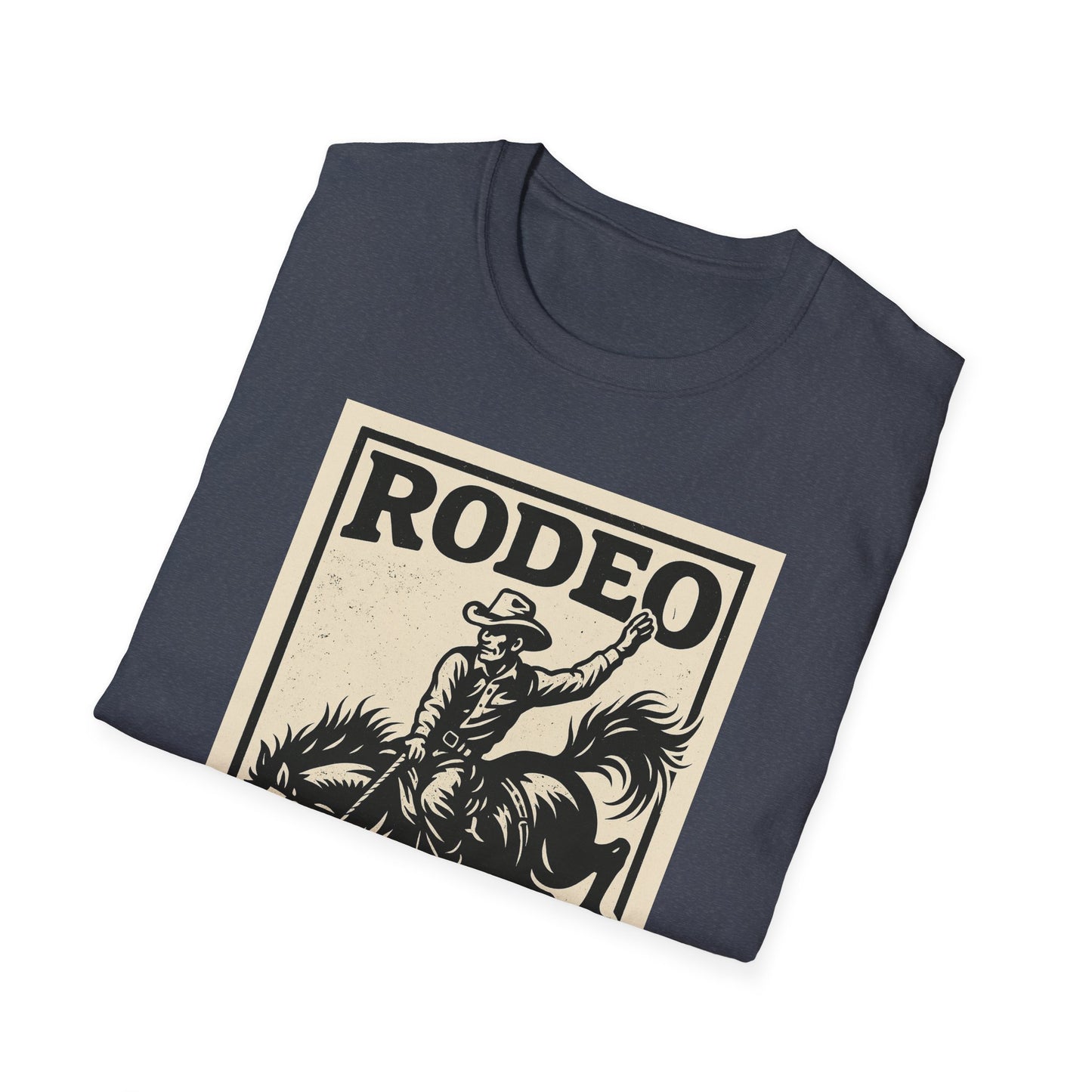 Rodeo Unisex Softstyle T-Shirt Cowboy Shirt Tee Western