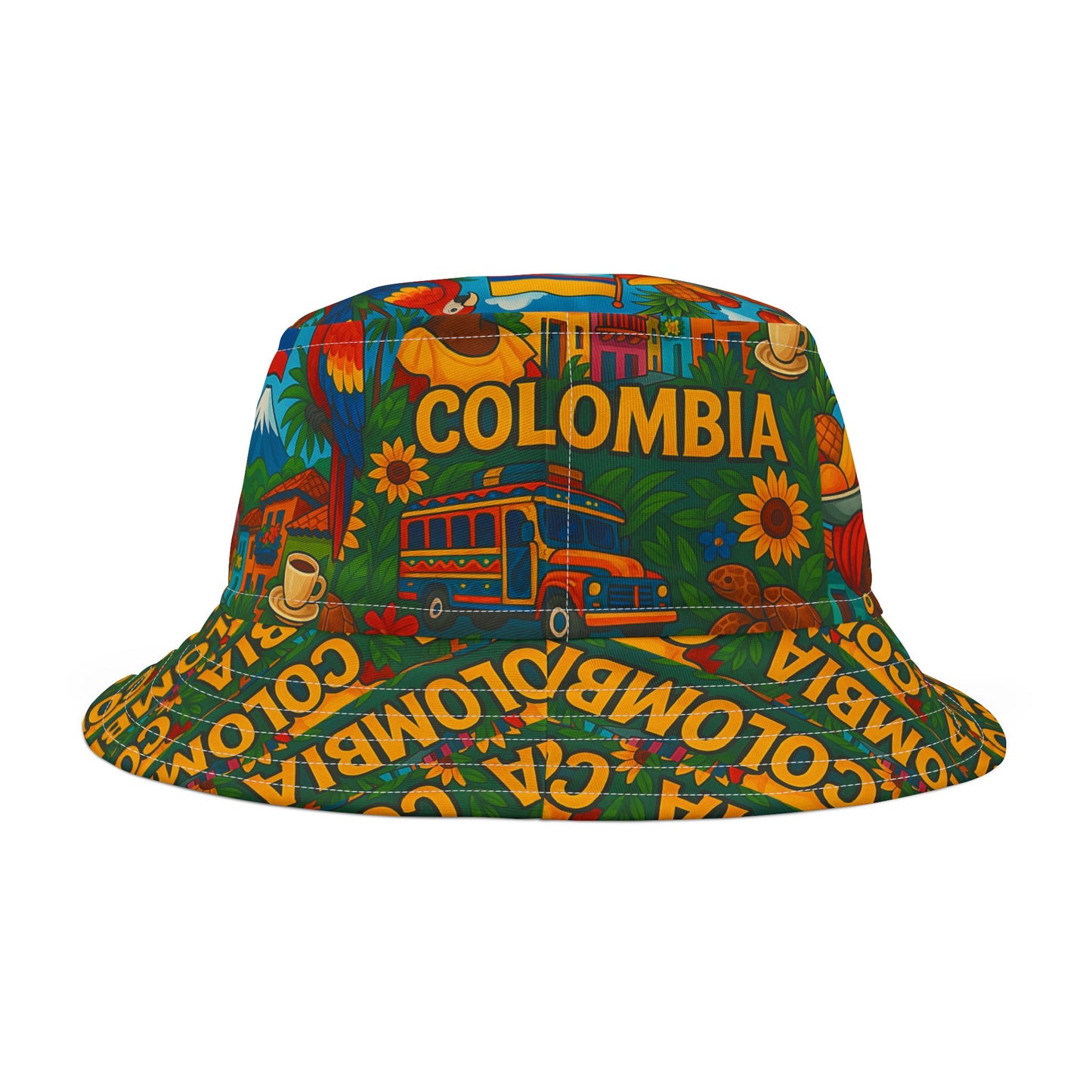 Colombia Bucket Hat Colombian Fashion Gift