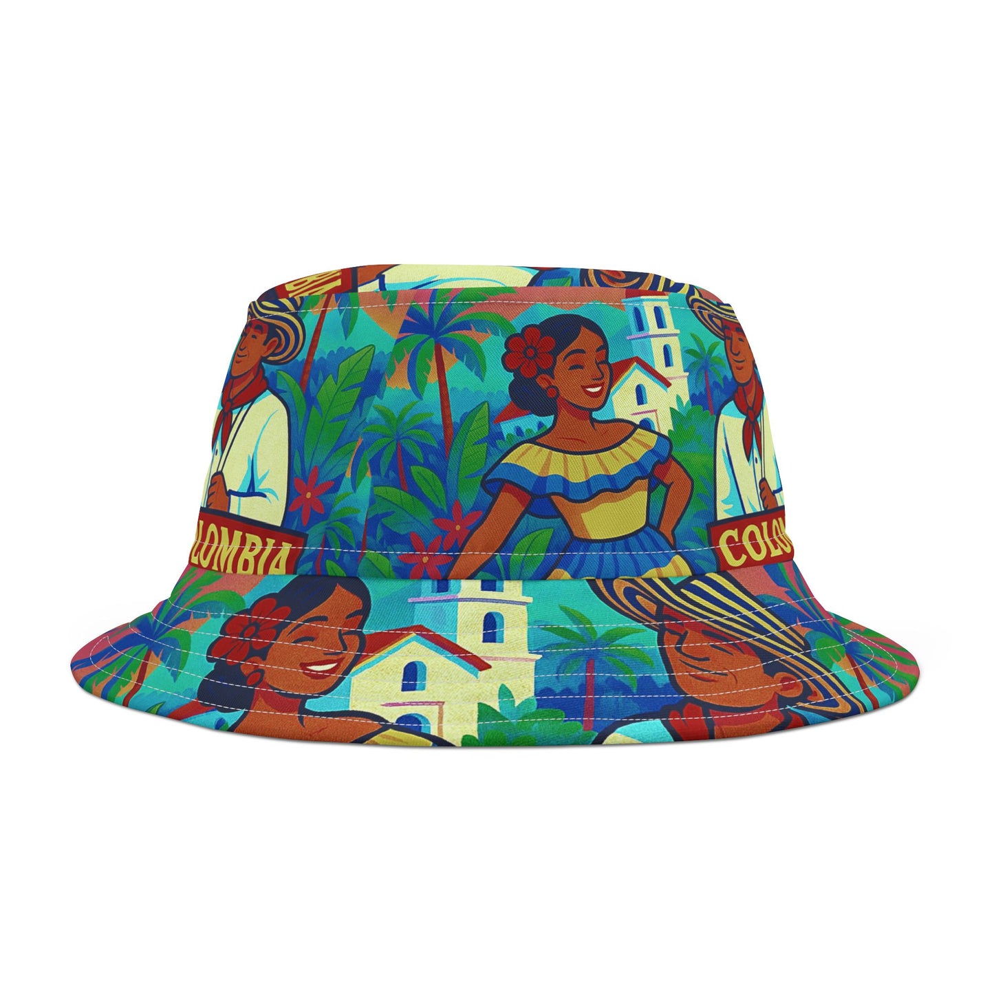 Columbia Bucket Hat Colombian Gift for Her Him Unisex