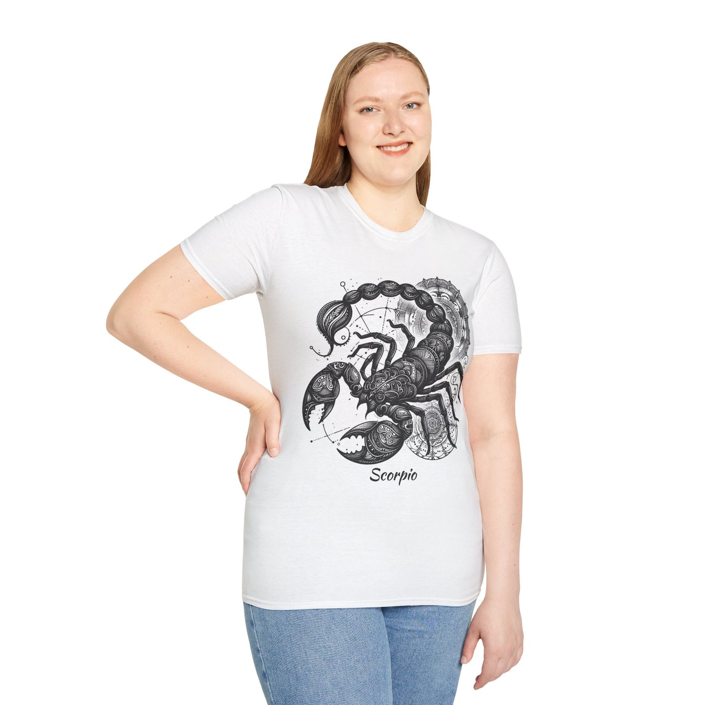 Scorpio Unisex Tee Shirt - October 23-November 21 Birthday Design