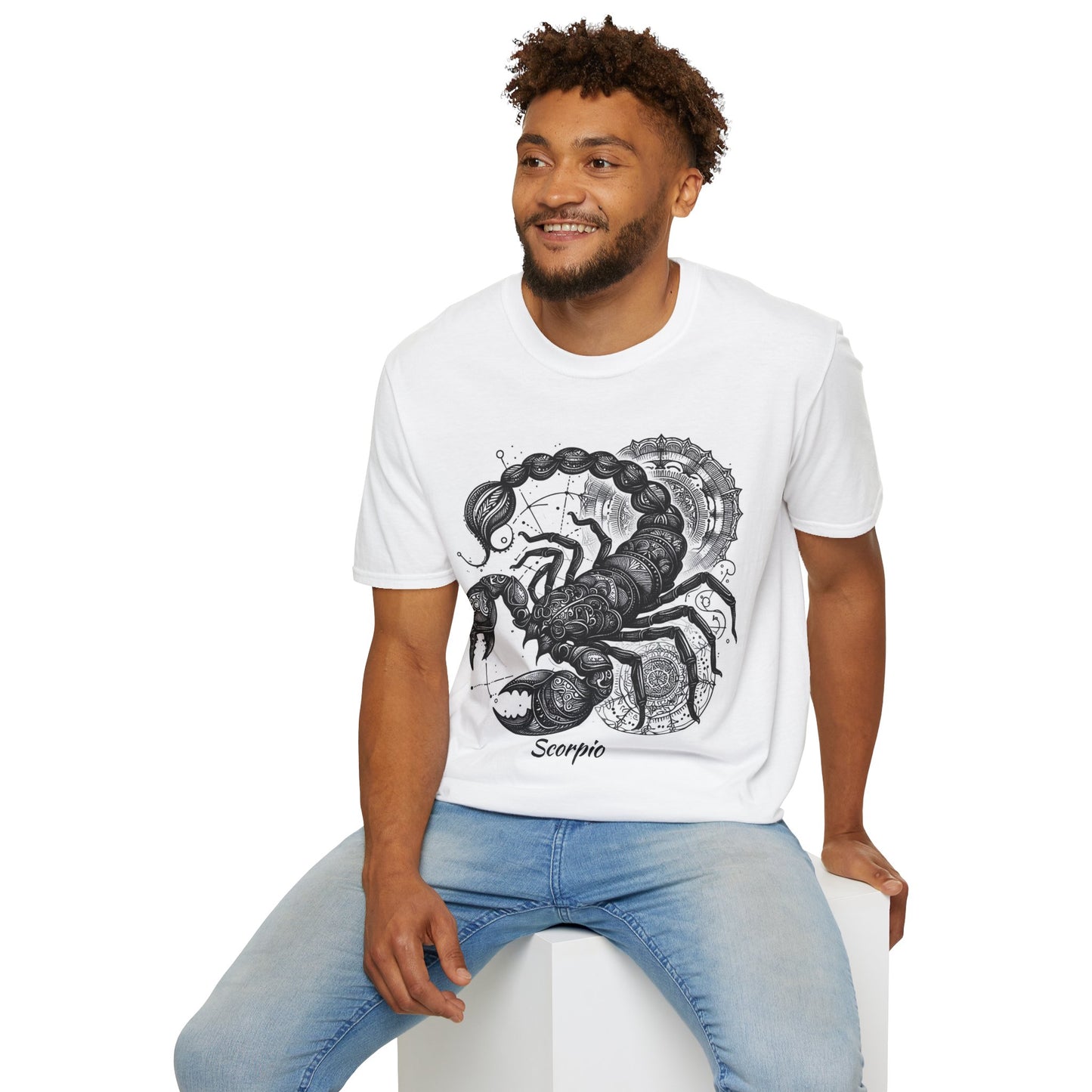 Scorpio Unisex Tee Shirt - October 23-November 21 Birthday Design