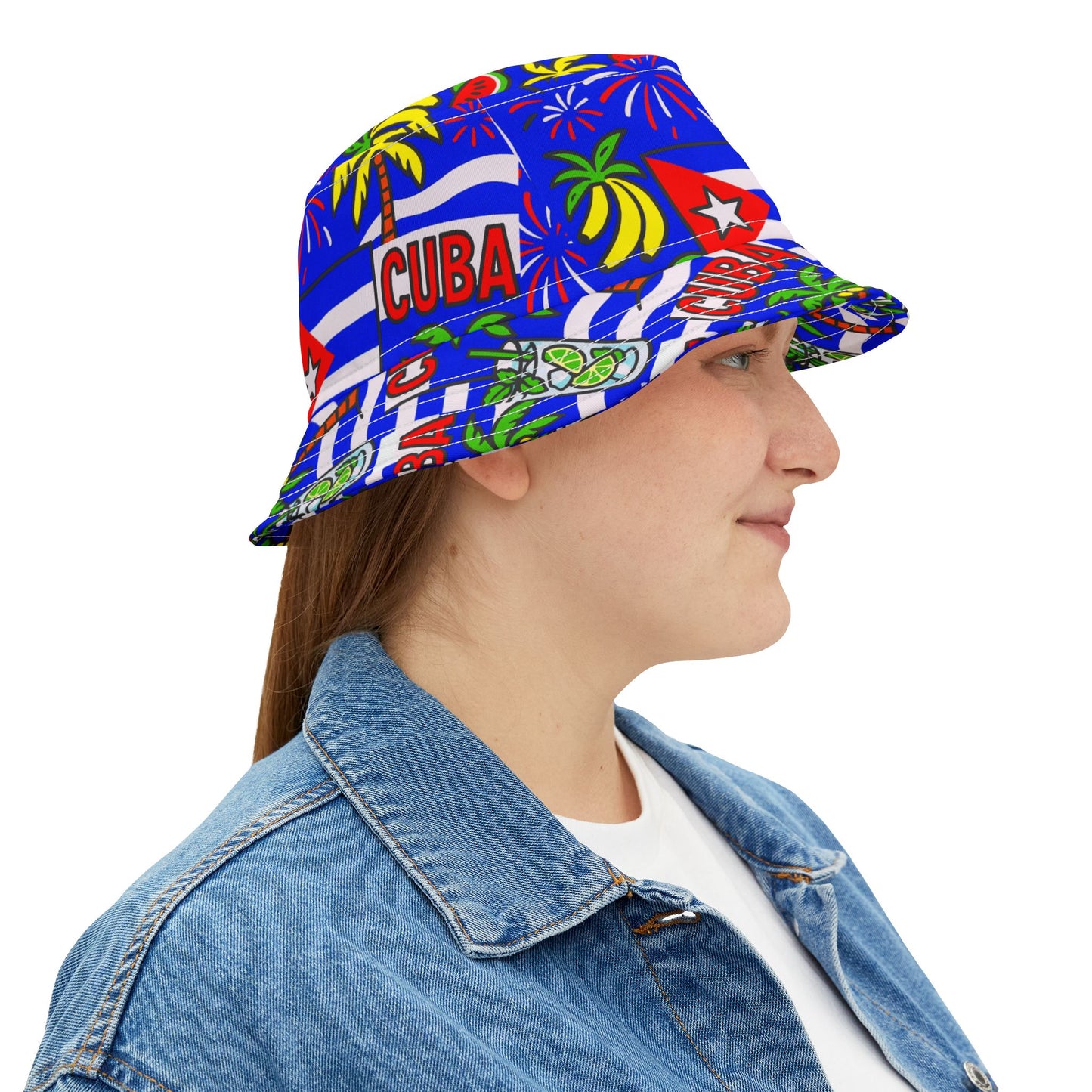 Bucket Hat Cuba Cuban Gift for Him Her Country