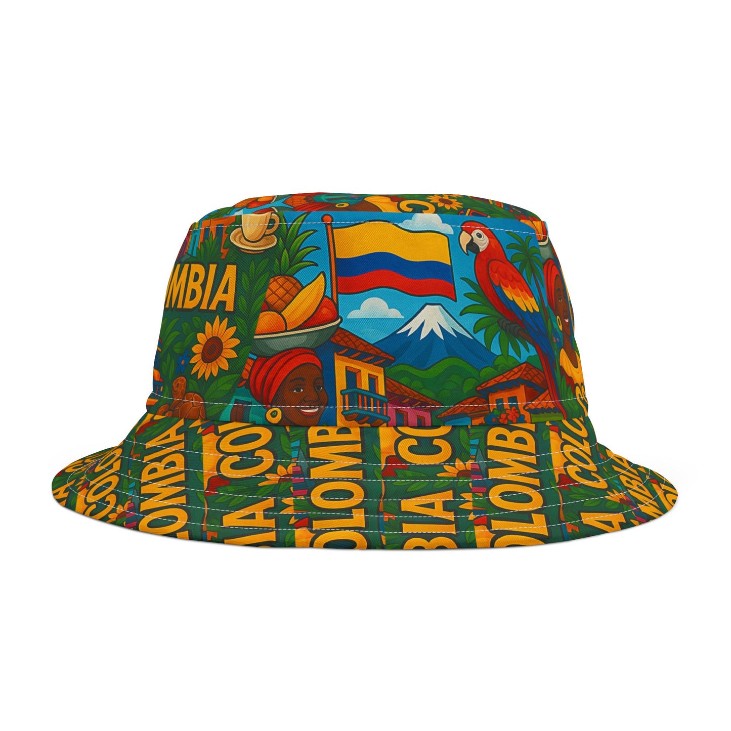 Colombia Bucket Hat Colombian Fashion Gift