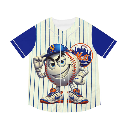 NY Mets Men's Baseball Jersey Shirt Sports Wear Fan