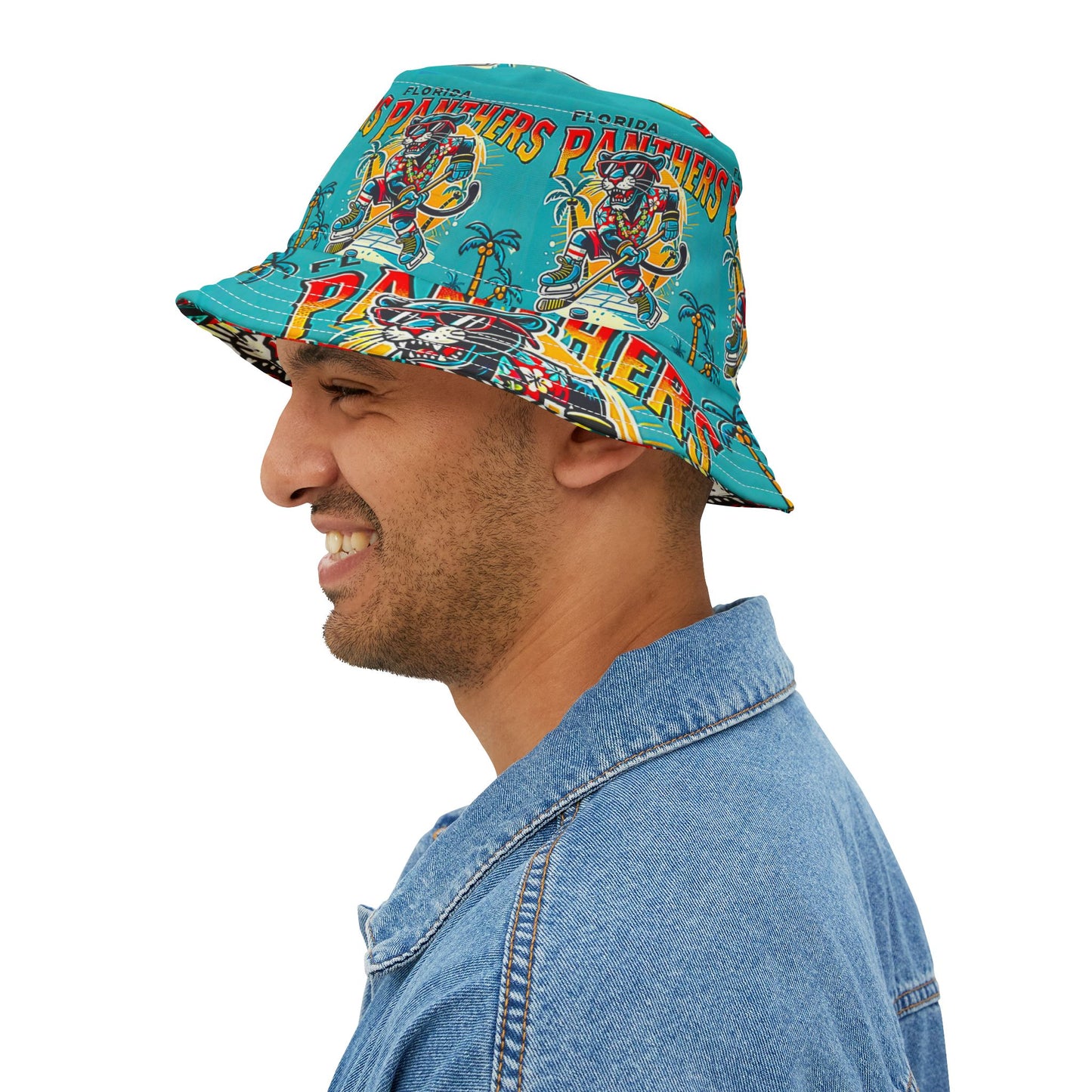 Panthers Hockey Bucket Hat Sports Fan Gift Unisex