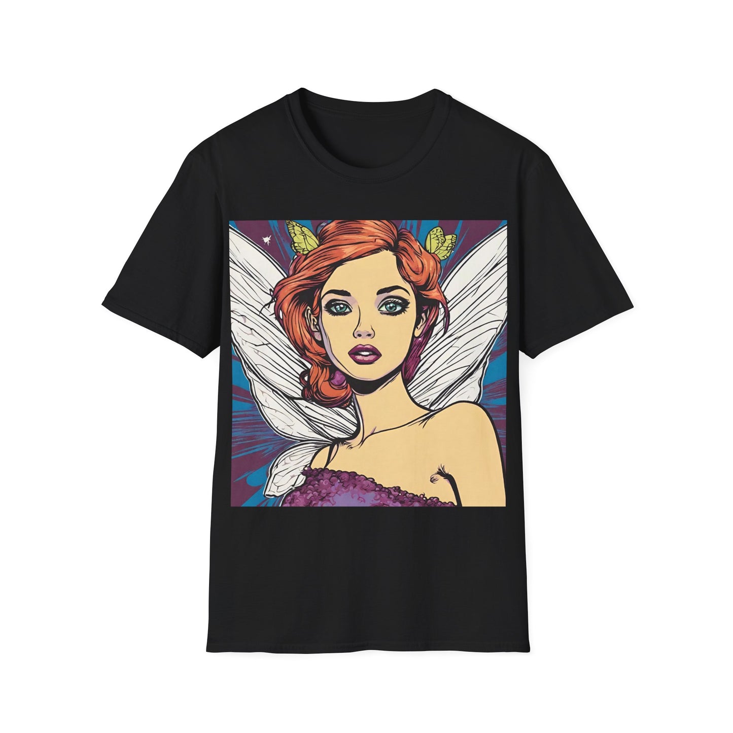 Fairy T-shirt Fantasy Anime Cryptids Unisex Garment-Dyed Girl Woman Men