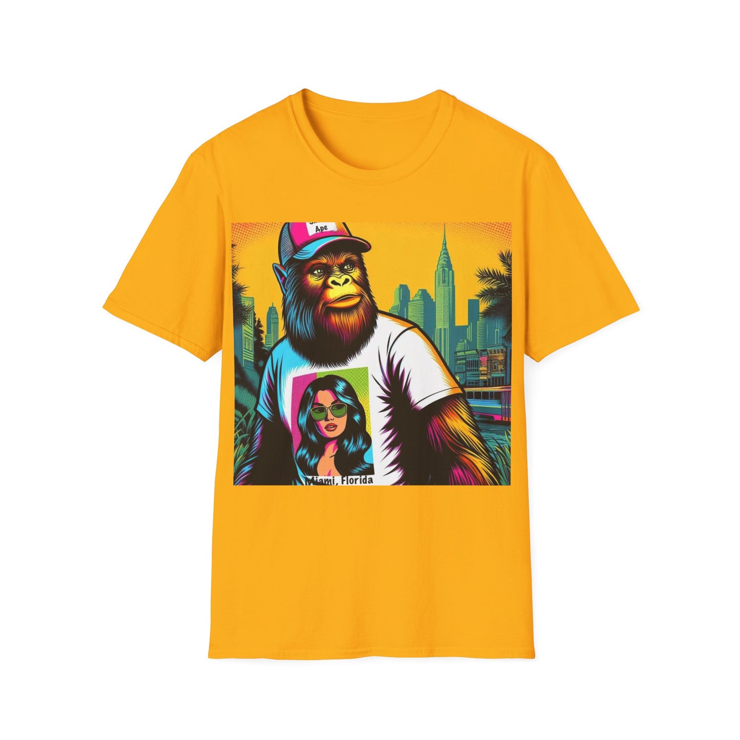 Bigfoot T-Shirt Sasquatch Skunk Ape Miami Florida Cryptid Gift Summer Shirt Newest