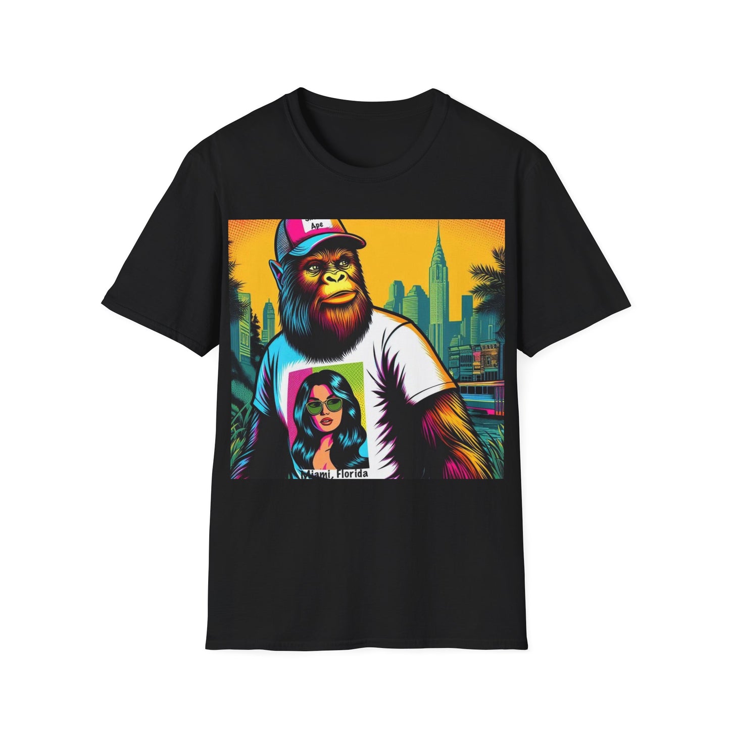 Bigfoot T-Shirt Sasquatch Skunk Ape Miami Florida Cryptid Gift Summer Shirt Newest