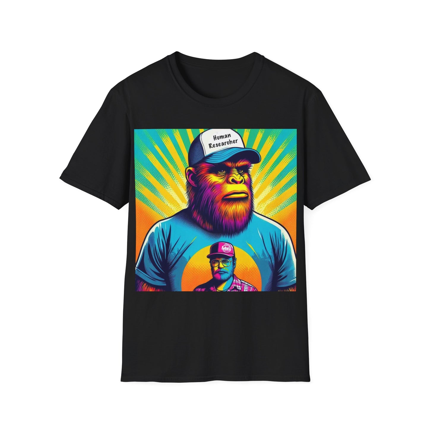 Bigfoot T-Shirt Cryptid Tee Gift Dad Father Son Him Sasquatch Funny Humor