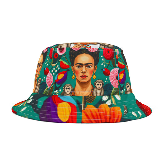 Frida Kahlo Bucket Hat Mexican Artist Gift Birthday Christmas Daughter Mother Sister Friend