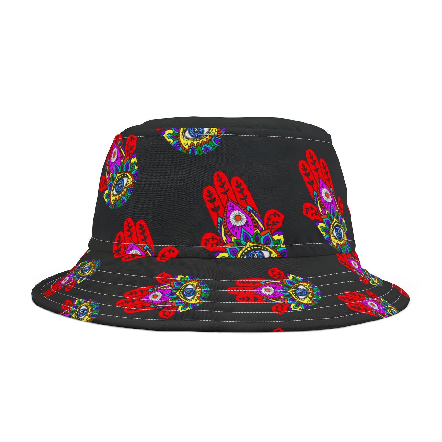 Bucket Hat (AOP) Hamsa Evil Eye Protection Hand of Fatima