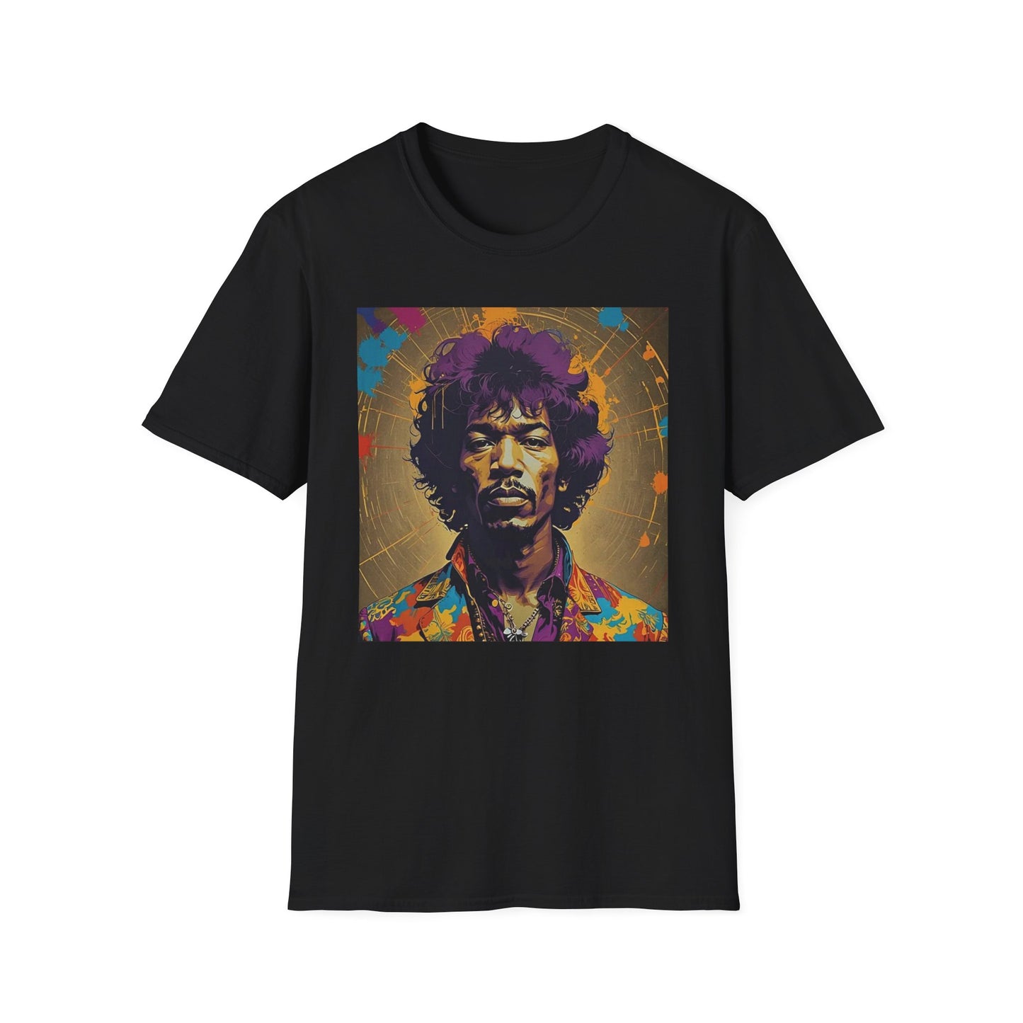 Jimmy Newest Unisex Softstyle T-Shirt. Vintage Style 1960’s Musician