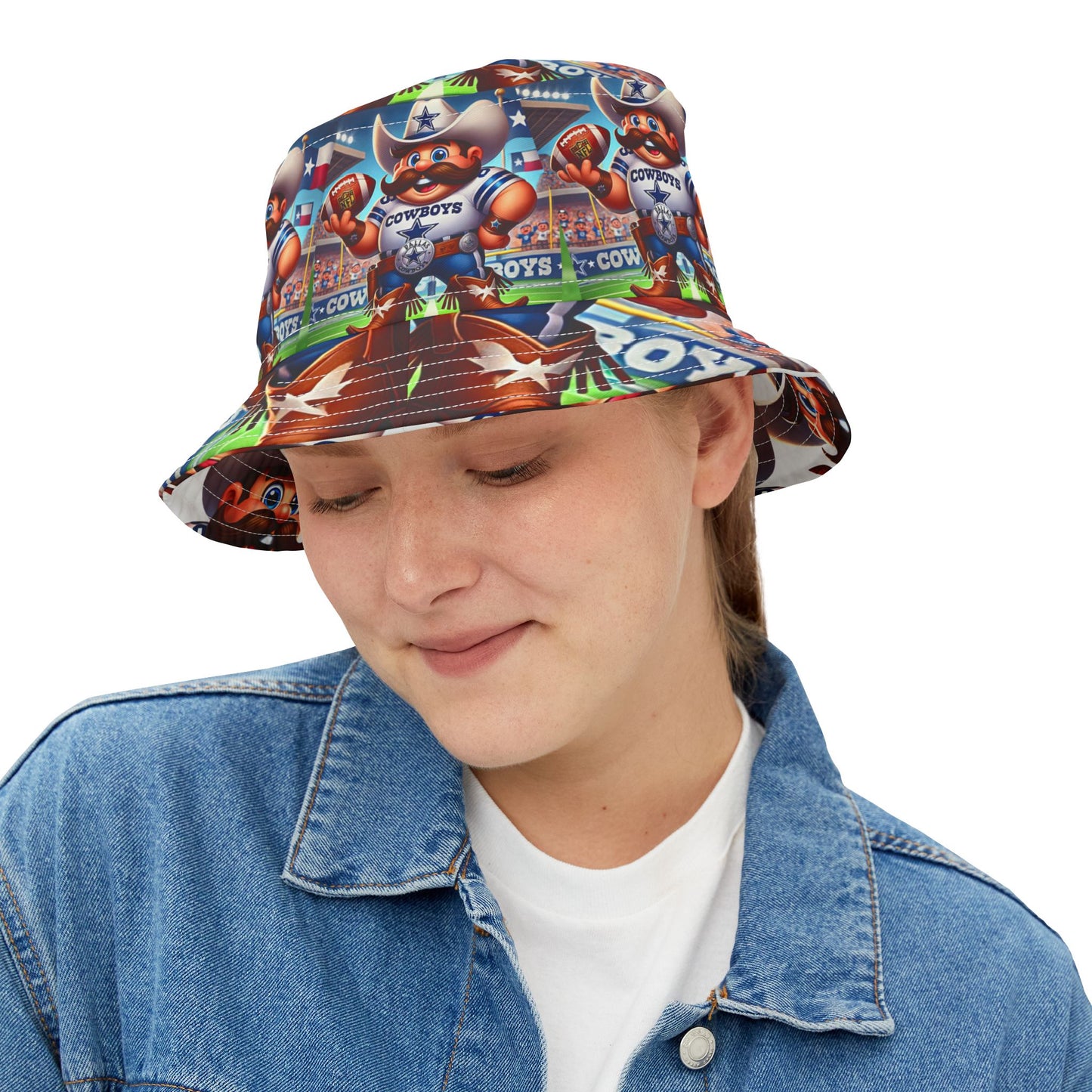 Dallas Cowboy Football Team Bucket Hat Gift for Fan Unisex Sports