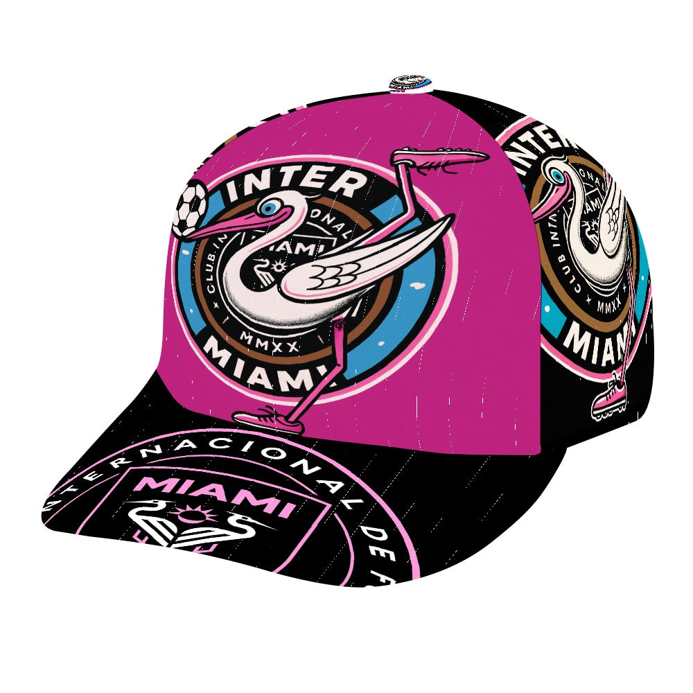 Inter Miami Trucker Hat, Soccer Fan Baseball Cap, Miami Football Hat, Unisex Sports Cap