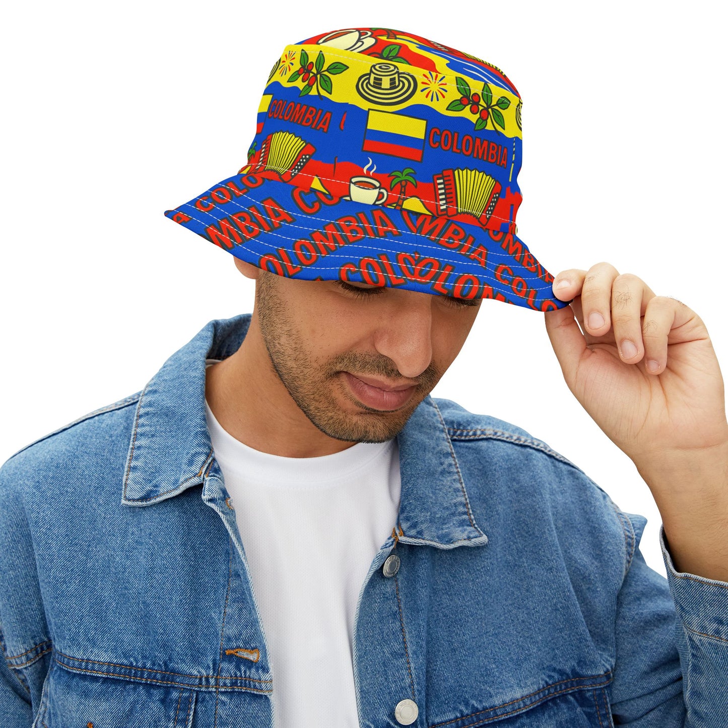 Columbia Bucket Hat Gift for Colombian Country