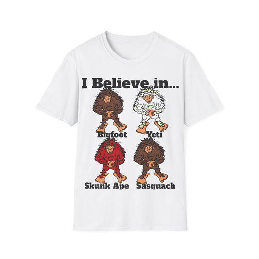 Believe in Cryptids Unisex T-Shirt Criptids Gift Dad Father Son Friend