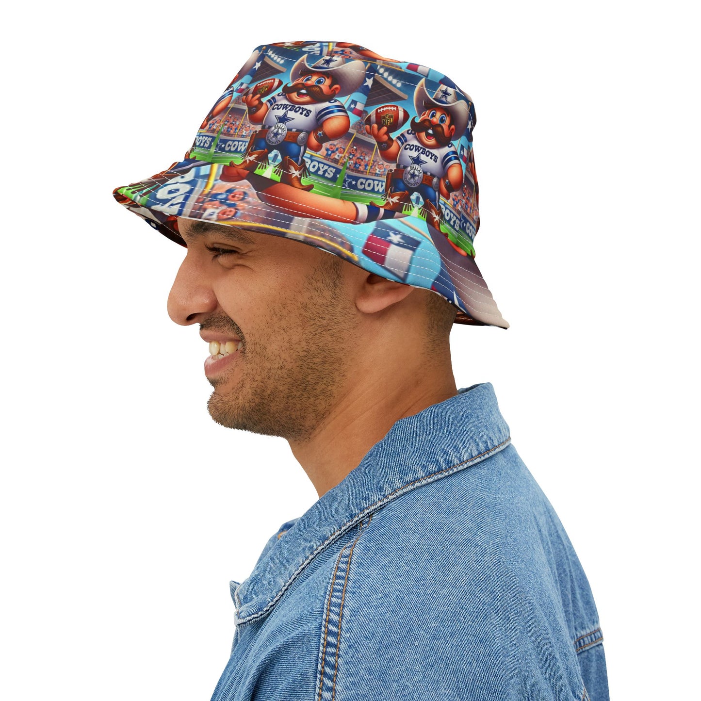 Dallas Cowboy Football Team Bucket Hat Gift for Fan Unisex Sports