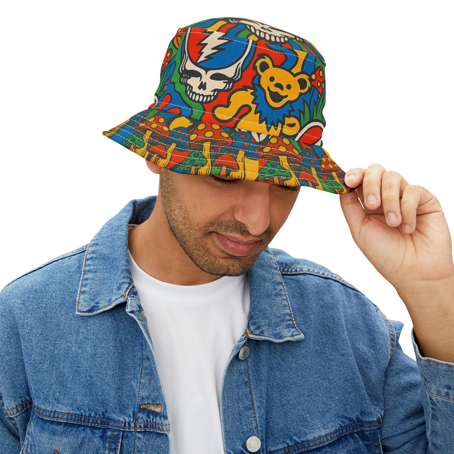 Great Dead Bucket Hat Musician Hippy Gift 1980’s