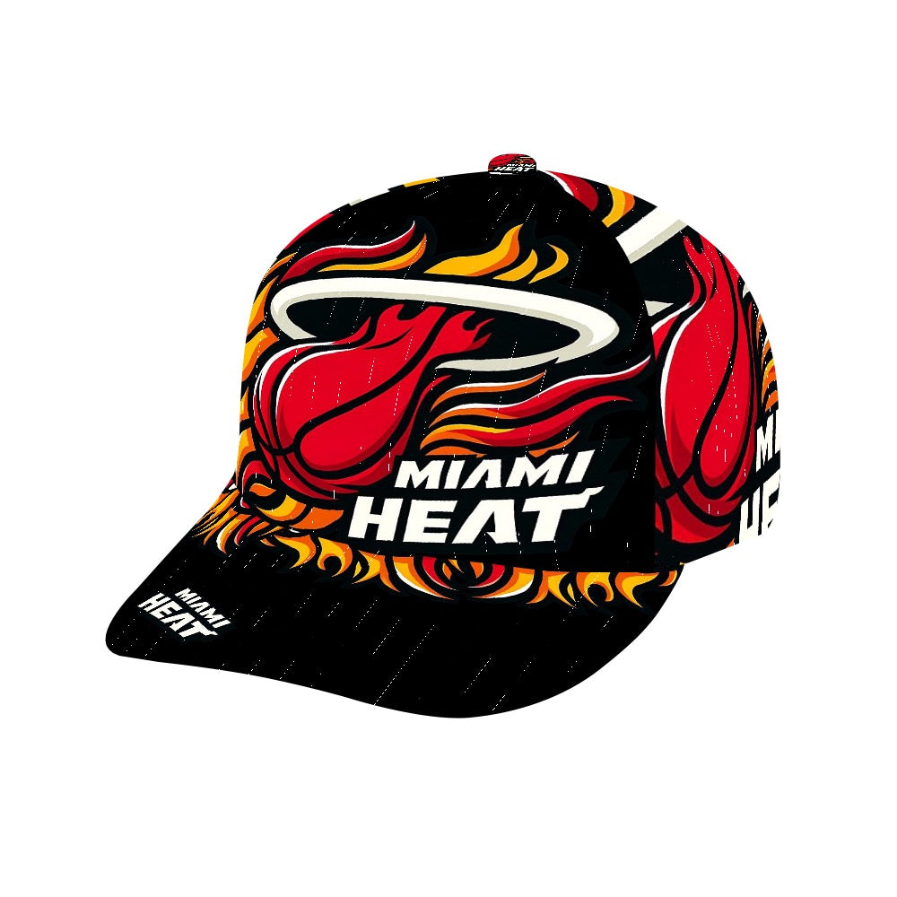 Miami Heat Trucker Hat, Miami Heat Baseball Cap, Basketball Fan Hat