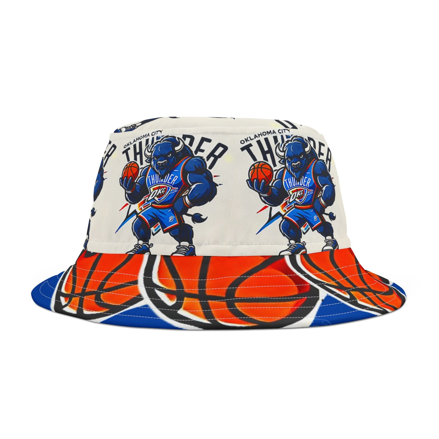 Oklahoma City Thunder Basketball Bucket Hat Unisex Gift