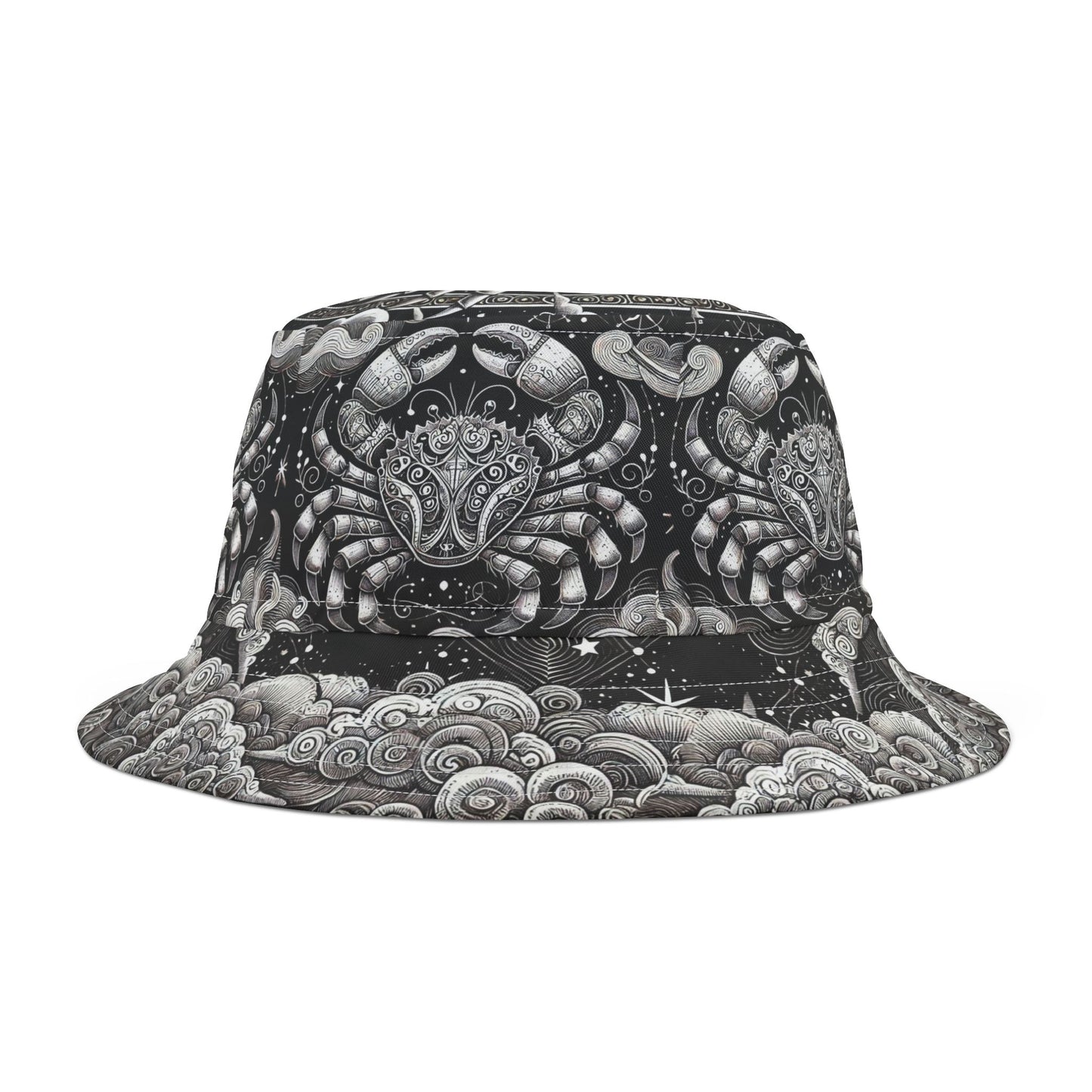 Cancer Zodiac Bucket Hat Crab Night Sky Gift Unisex