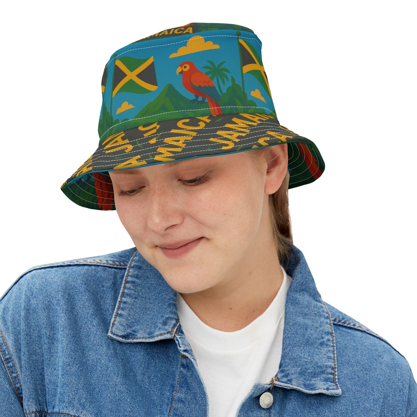 Jamaica Bucket Hat Vacation Country Island Fashion Gift