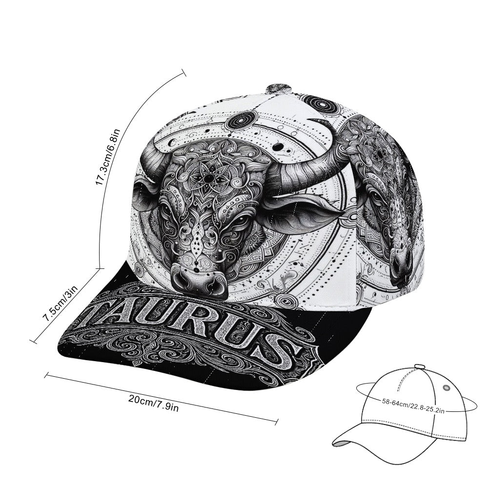 Taurus Zodiac Trucker Hat, Taurus Baseball Cap, Astrology Hat, Taurus Gift