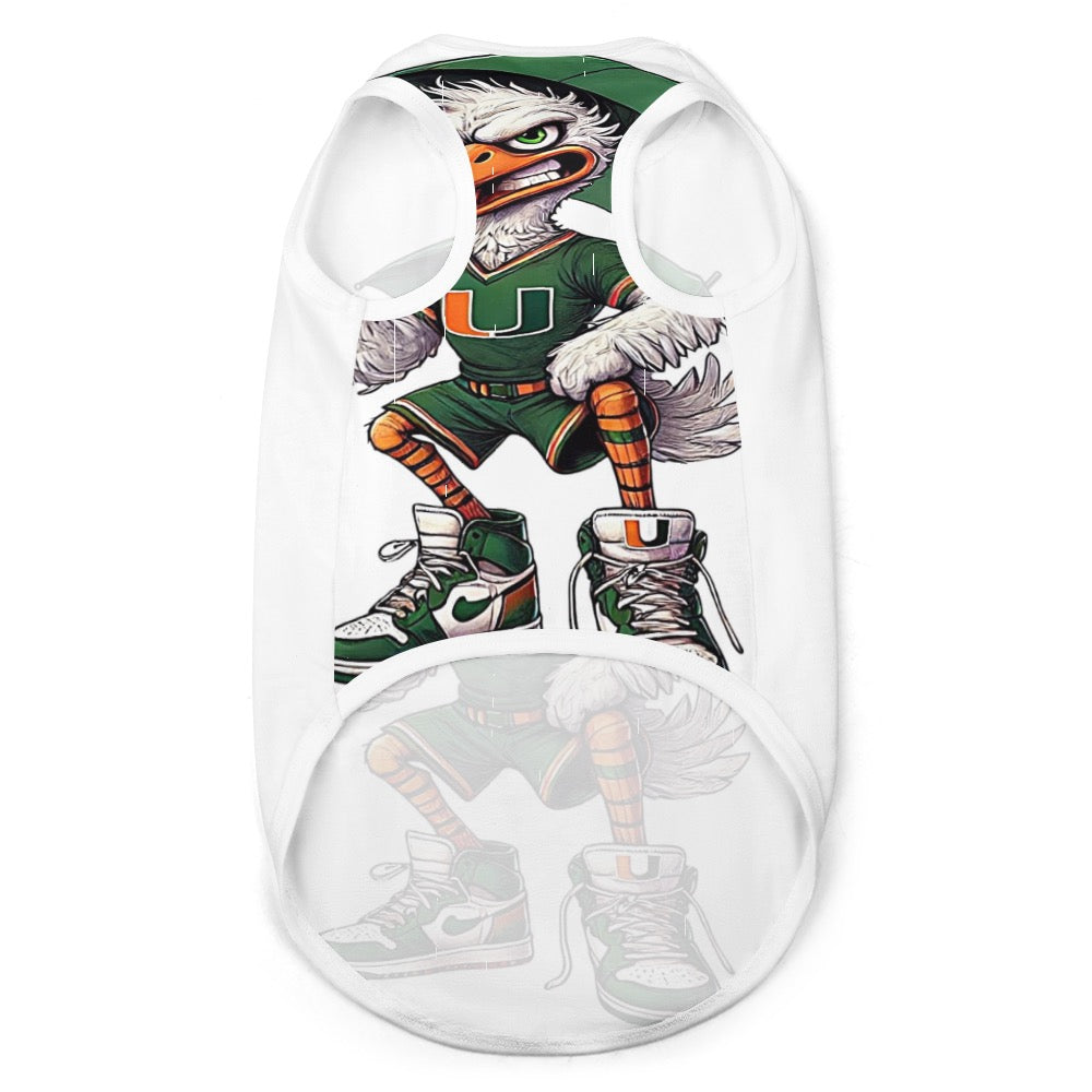 Miami Hurricanes Pet Shirt UM University of Miami Dog Cat Shirt