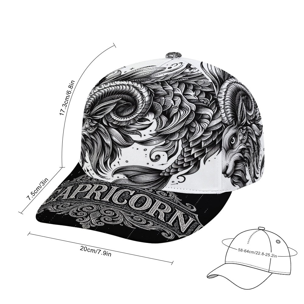 Capricorn Trucker Hat, Zodiac Sign Baseball Cap, Capricorn Astrology Gift